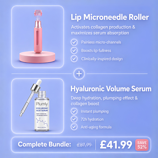 KISS ME KIT: Lip Plumping Roller + Hyaluronic Serum (FREE)